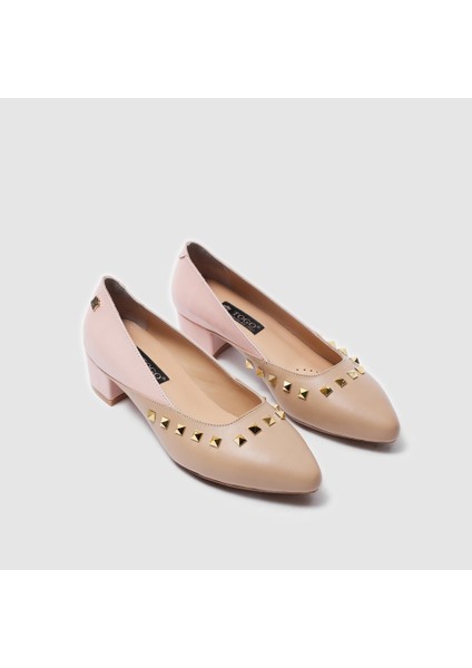 Kadın Topuklu Ayakkabı [060050], Nude - Pudra, 40 fırsatları