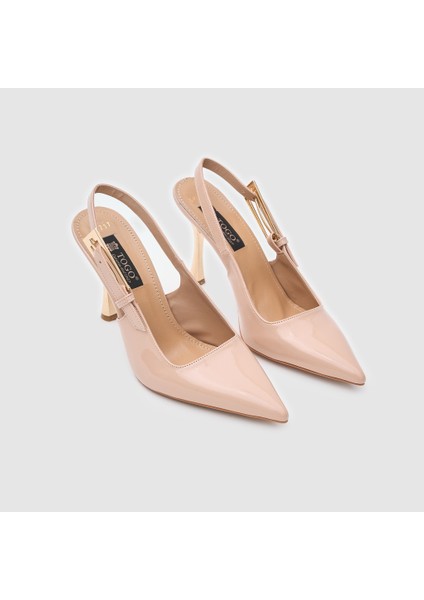Kadın Topuklu Ayakkabı [060237], Nude, 38 fırsatları
