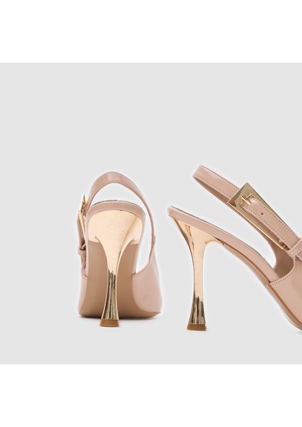 Kadın Topuklu Ayakkabı [060237], Nude, 38