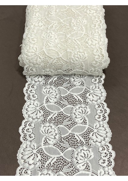 Likralı Dantel Esnek Dantel 1 Metre