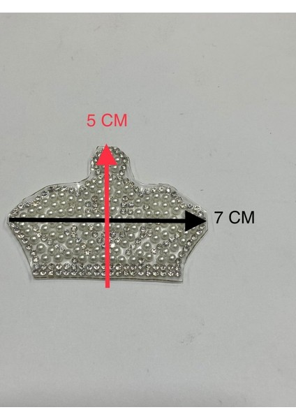 Taç Arma / Inci Boncuklu Arma / Ütü ile Yapışan / Ütü Transferli Yapıştırmalı Taç Arma modelleri