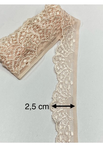 Likralı Dantel / Lastik Dantel / 3 Metre modelleri