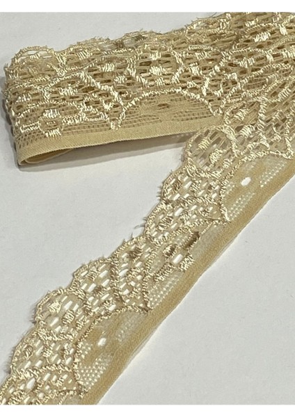 Likralı Dantel / Lastik Dantel / 3 Metre modelleri