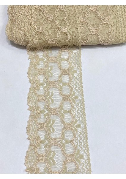 Dantel / Kolberli Dantel / 2 Metre Boyunda / 10 cm Eninde