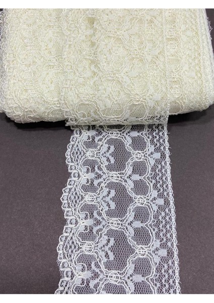 Dantel / Kolberli Dantel / 2 Metre Boyunda / 10 cm Eninde