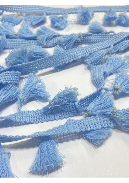 Pamuklu Püskül Şerit / Otantik Püskül Şerit / 3 cm / 2 Metre