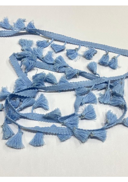 Pamuklu Püskül Şerit / Otantik Püskül Şerit / 3 cm / 2 Metre