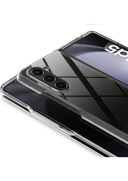 Samsung Galaxy Z Fold 5 Kılıf Nano Oleofobik Özellikli Sert Arka Yüzey Droga Kapak