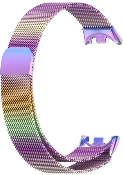 Xiaomi Smart Band 8 Ile Uyumlu Metal Tel-Örgü Işlemeli Kordon modelleri