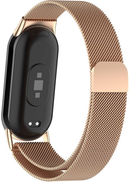 Xiaomi Smart Band 8 Ile Uyumlu Metal Tel-Örgü Işlemeli Kordon fiyatları