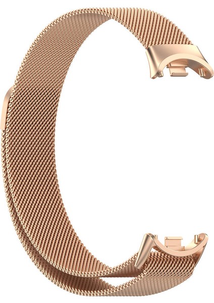 Xiaomi Smart Band 8 Ile Uyumlu Metal Tel-Örgü Işlemeli Kordon fırsatları