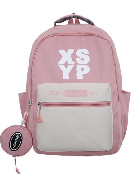 2024 Yeni Trendy Kore Kolej Tarzı Üniversite Öğrencisi Çok Yönlü Japon Lise Öğrencisi Kore Tarzı Sırt Çantası (Yurt Dışından)