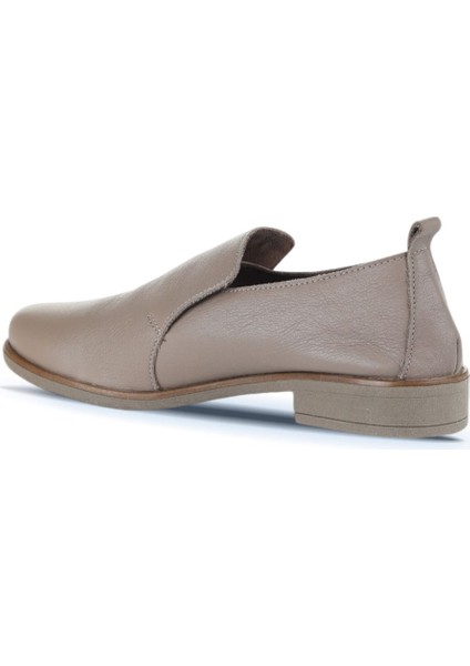 Gri Deri Kadın Günlük Ayakkabı 01WD3802 01WD3802 fırsatları