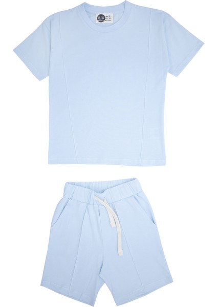 Çocuk Unisex Pamuk Şort-Tişort Takımı