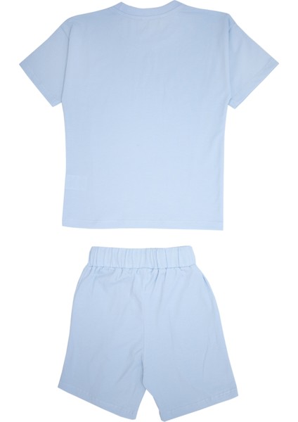 Çocuk Unisex Pamuk Şort-Tişort Takımı