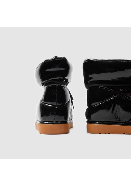 Kadın Casual Bot [060019], Siyah Rugan, 38