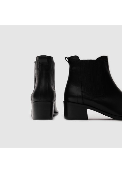Kadın Topuklu Bot [060173], Siyah, 37