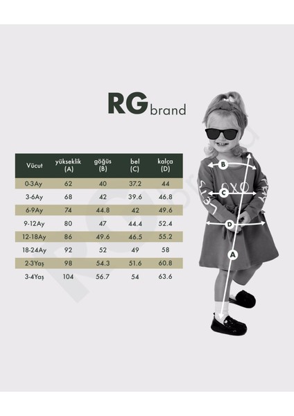 Kız Bebek Baskılı Elbise ve Toka_RG321 fırsatları