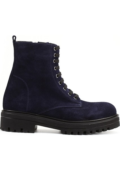 Kadın Postal Bot [051819], Lacivert Süet, 37