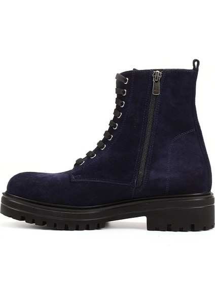 Kadın Postal Bot [051819], Lacivert Süet, 37 modelleri