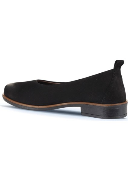 Siyah Nubuk Kadın Babet 01WD3800 01WD3800 fırsatları