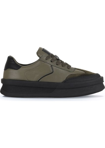 Haki Süet-Deri Kadın Sneakers 16WA8157 16WA8157