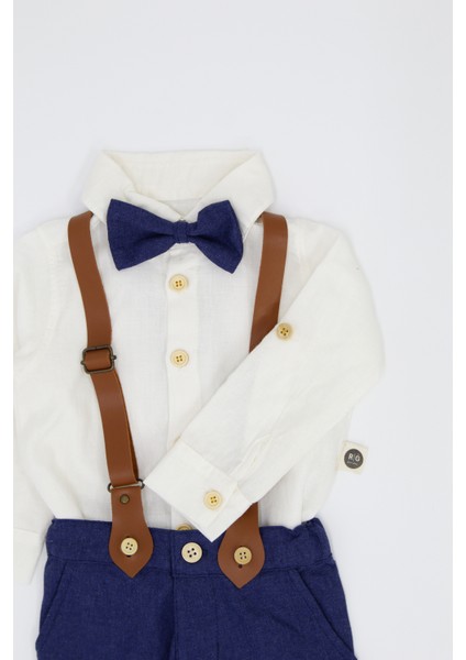 Bebek Keten 4 Parça Salopet Seti modelleri