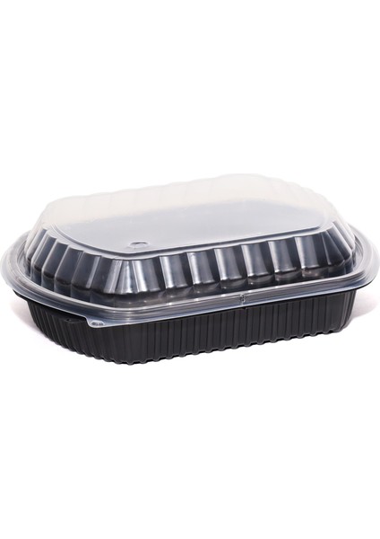 Dp - Bölmesiz Kapaklı Servis Seti - 50 Adet