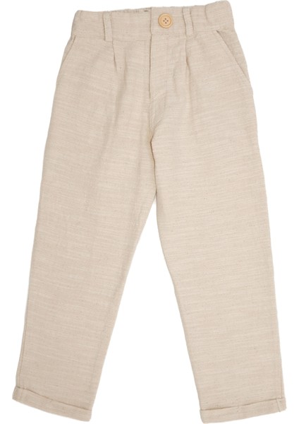 Çocuk Unisex Keten Pantolon modelleri