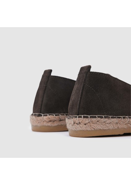 Kadın Casual Espadril Ayakkabı [060034], Haki Yeşil Süet, 37