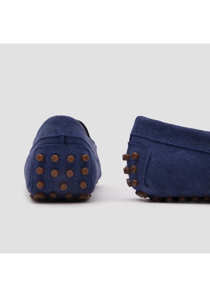 Kadın Loafer Ayakkabı [060038], Mavi Süet, 36