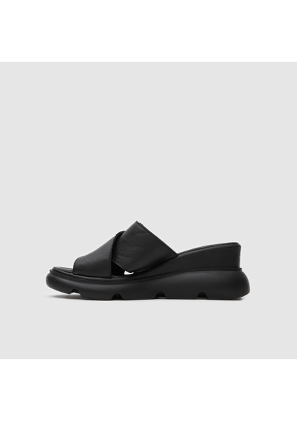 Kadın Dolgu Topuk Terlik [060224], Siyah, 36 fiyatları