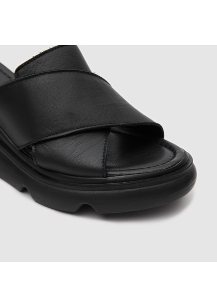 Kadın Dolgu Topuk Terlik [060224], Siyah, 36 modelleri