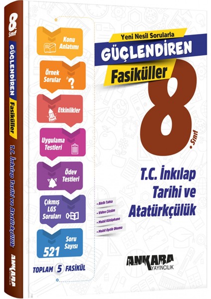 8. Sınıf T.C. İnkılap Tarihi ve Atatürkçülük Fasikül Set