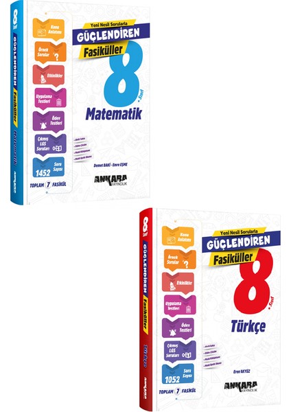 8. Sınıf Matematik - Türkçe Fasikül Set