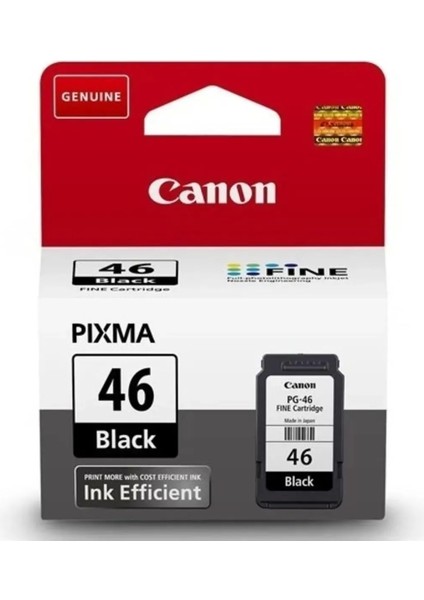 Canon Pg-46 Siyah Mürekkep Kartuşu