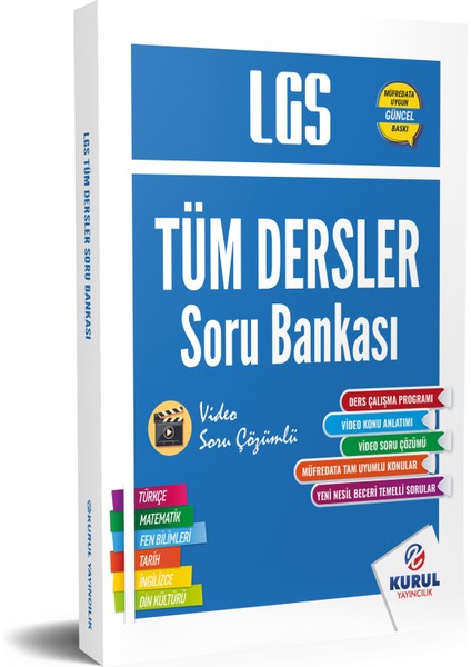 Kurul Yayıncılık 2025 8.Sınıf LGS Tüm Dersler Soru Bankası