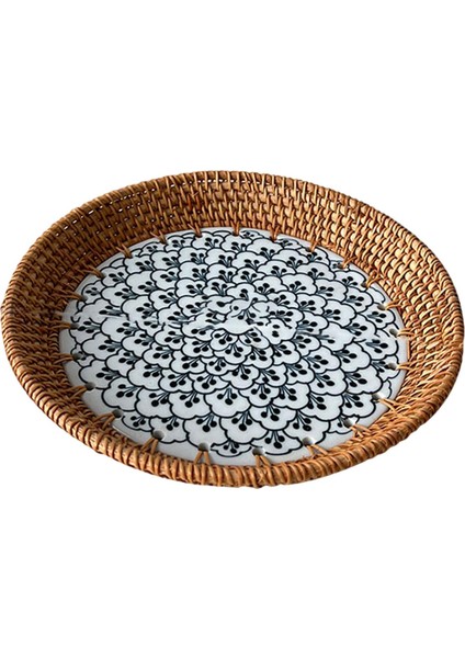 Rattan Tepsi Yapma Aleti Tepsisi Partiler Kahvaltı Çiftlik Evi (Yurt Dışından) fırsatları