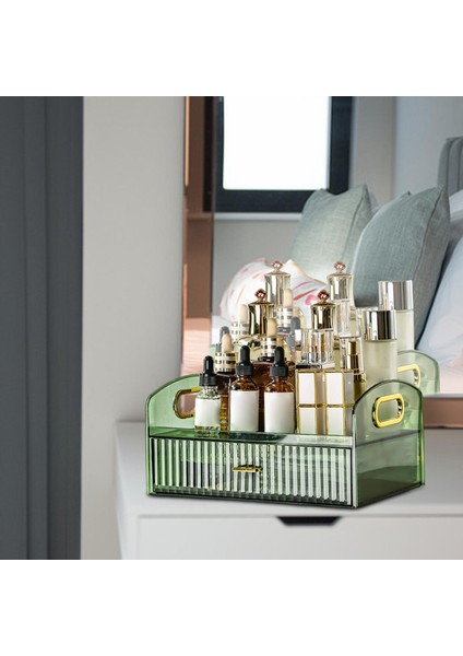 Kutusu Tezgah Üstü Düzenleyici Ruj Parfüm Odası Için , , 26CMX18.2CMX12.8CM Yeşil (Yurt Dışından) modelleri