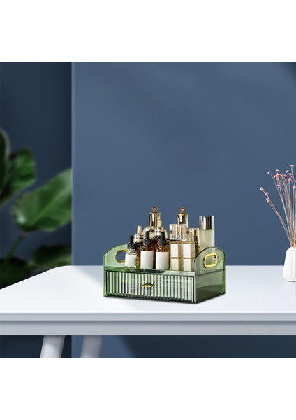 Kutusu Tezgah Üstü Düzenleyici Ruj Parfüm Odası Için , , 26CMX18.2CMX12.8CM Yeşil (Yurt Dışından) fırsatları