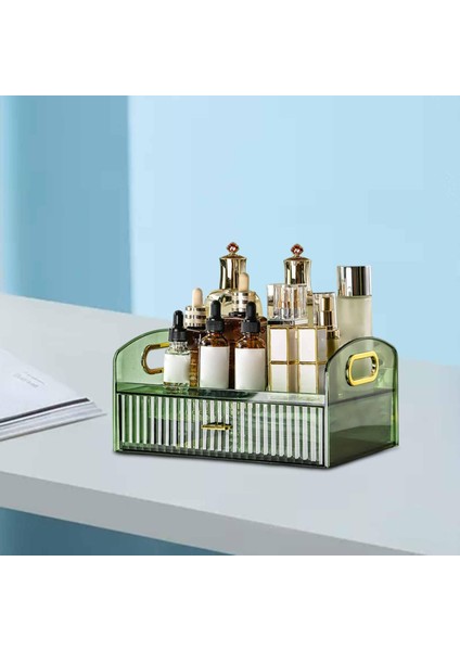 Kutusu Tezgah Üstü Düzenleyici Ruj Parfüm Odası Için , , 26CMX18.2CMX12.8CM Yeşil (Yurt Dışından) indirimleri
