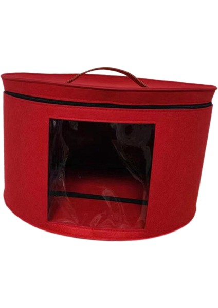 Ş Kutusu Kutusu Çeş Ş Tü Için Yuvarlak Ş Taşıma Çantası 43X26CM Kırmızı (Yurt Dışından) modelleri