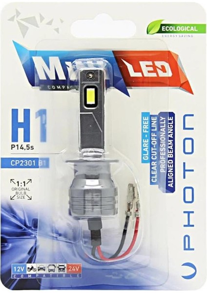 Mını H1 12-24V Compact Led (Tekli Blister) Cp2301 B1