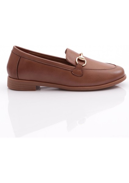 1850 Kadin Metal Aksesuarli Loafer Ayakkabi