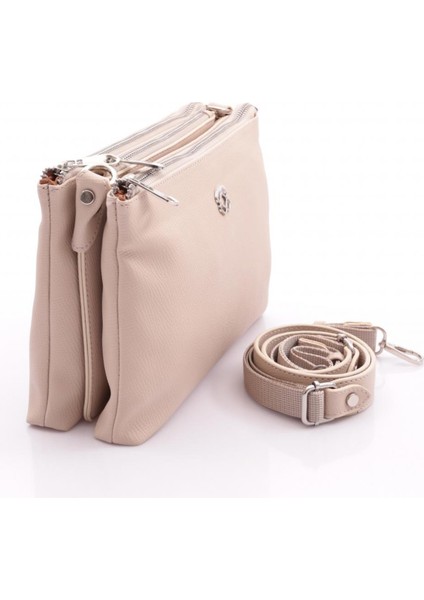 3056 Kadın Çift Gözlü Omuz ve Kol Çantası fiyatları