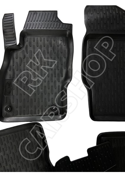 Opel Corsa D-E 2007-2015 Araca Özel Havuzlu 3D Paspas
