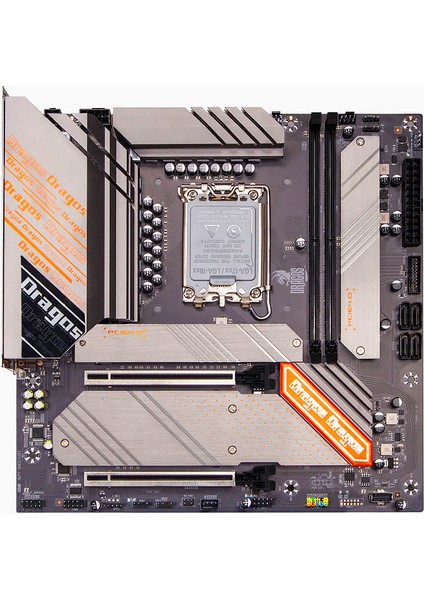 Dragmode B760M D5PRO Sata,m2 Ddr5 8000MHZ(OC) Usb3.2 Type C Dp HDMI Ses 2.5gbe Lan 1700P Matx Anakart