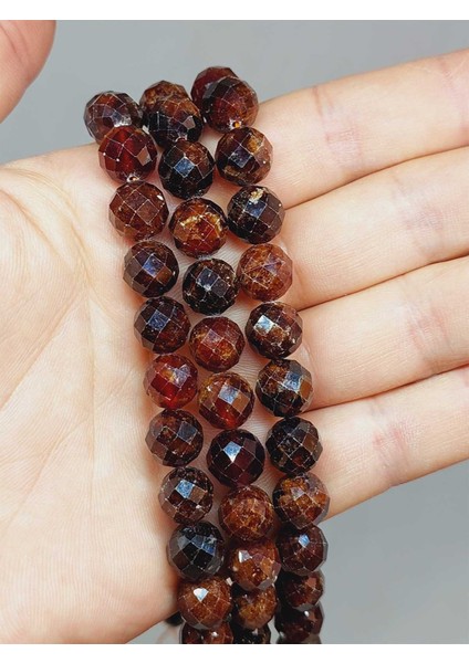 Lal (Granat) (Garnet) Taşı Royal Quality Faset Kesim Dizi 10MM (52914)