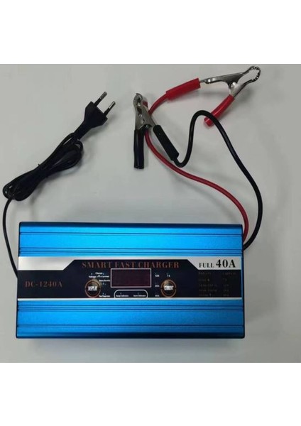 Dc-1240A 12 Volt Max 40 Amper Digital Ekranlı Akıllı Akü Şarj Cihazı