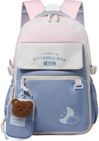 Kore Versiyonu Rahat Omuz Askılı Çanta/hafif ve Büyük Kapasiteli Ortaokul Öğrenci Çantası/omu (Yurt Dışından)